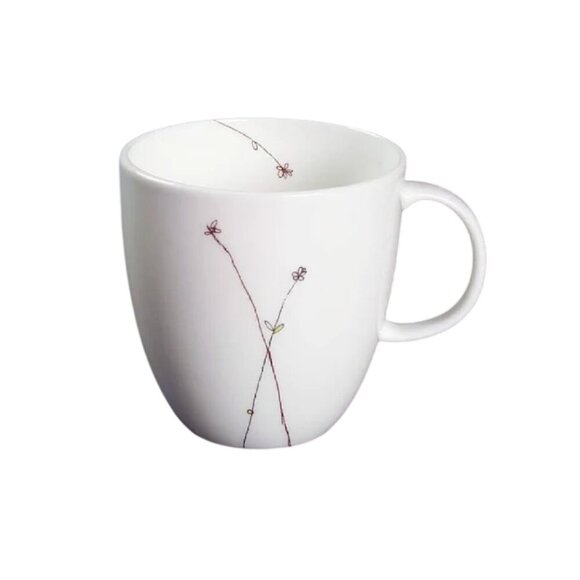 Simply Fine Lenox Flourish Bone China Mug Set of 6 + 1 Bonus - Picture 7 of 7